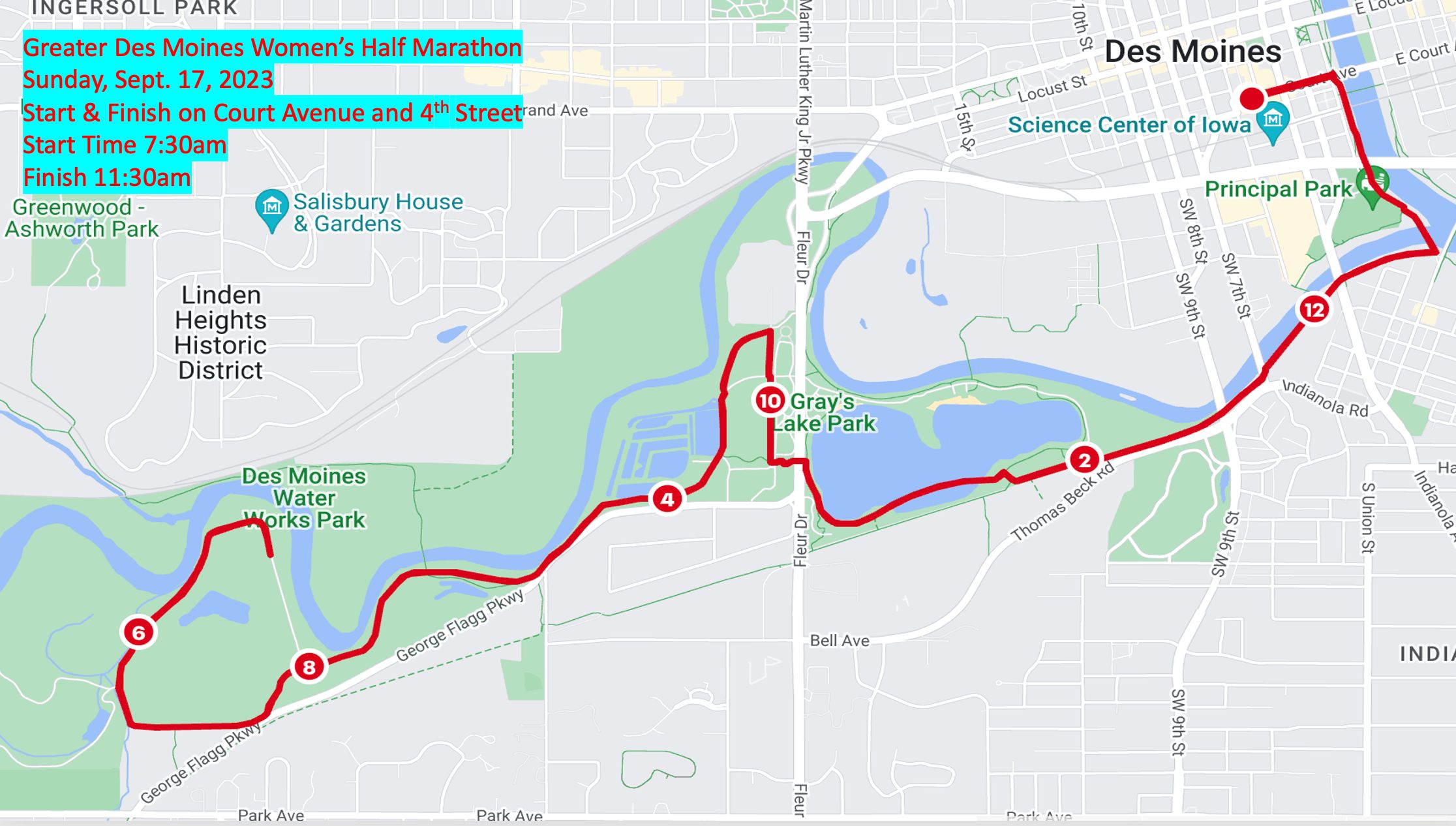 HyVee Greater Des Moines Half Marathon Series